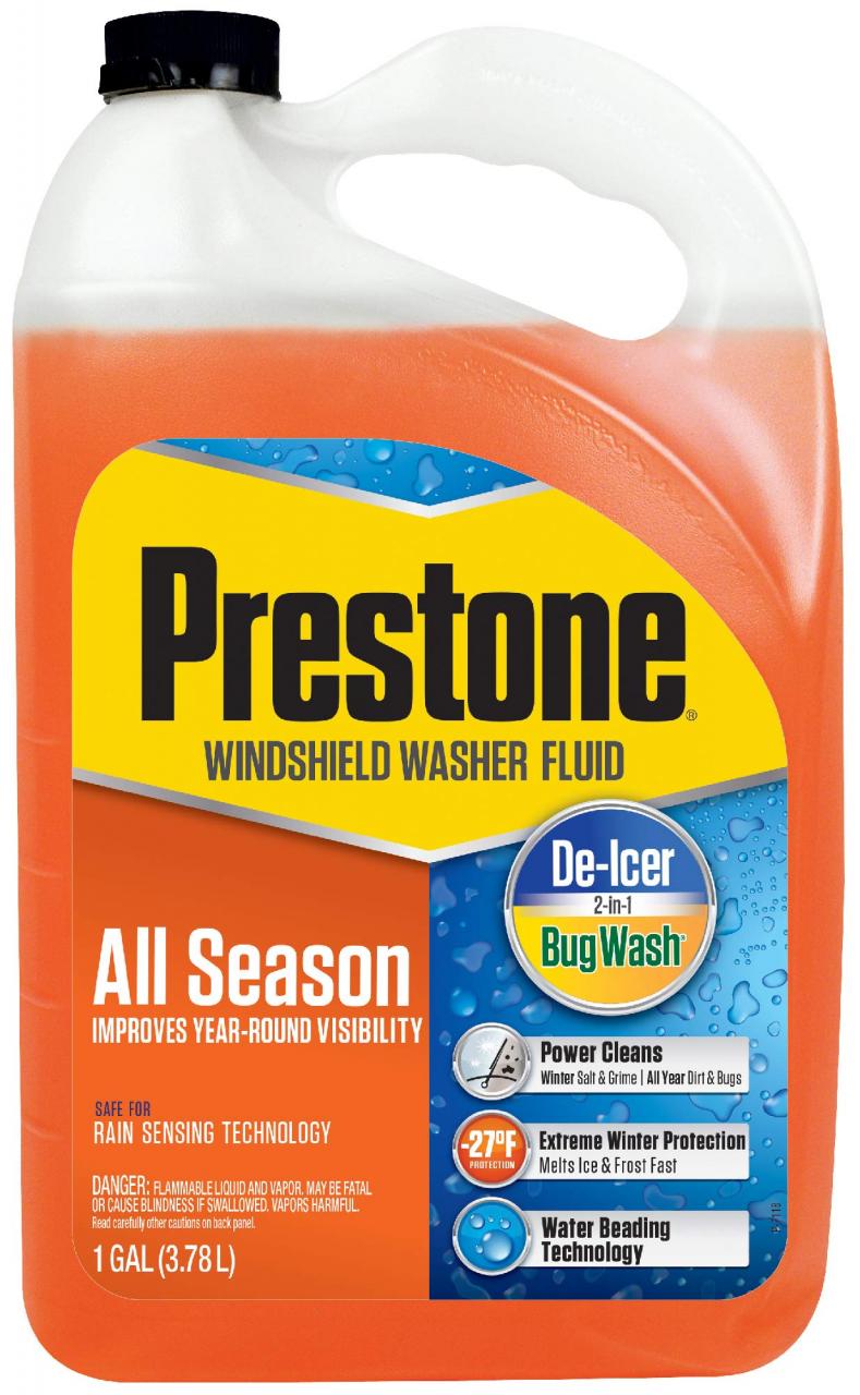 Prestone AS658-6PK All Season 2-in-1 Windshield Washer Fluid, Year Round,  De-Icer + Bugwash, 1 Gallon, (Pack of 6)- Buy Online in India at Desertcart  - 58066670.