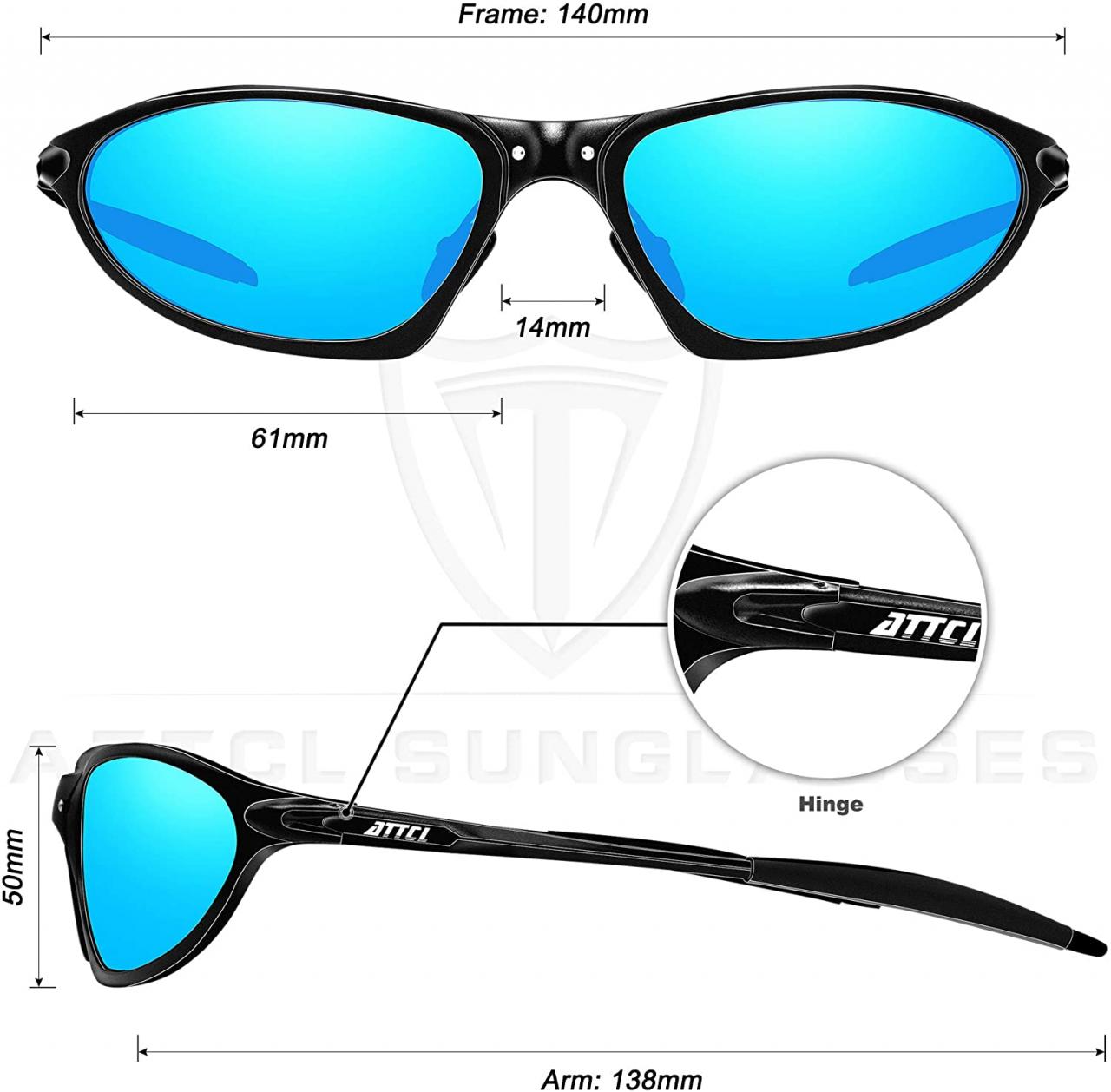 Buy ATTCL Men's Driving Polarized Sunglasses For Men - Al-Mg Metal Frame  Ultra Light Online in Hong Kong. B07M9T96B5