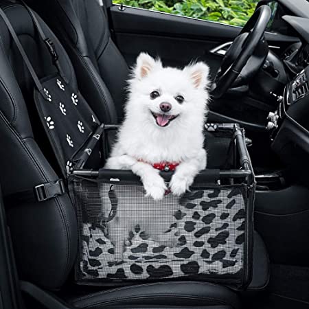 HIPPIH Collapsible Pet Booster Car Seat – 2 Support Bars | Dog car seats, Car  seats, Dog car