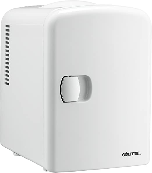 Mini Refrigerators, Gourmia GMF600 Portable 6 Can Mini Fridge Cooler and  Warmer for Home ,Office, Car or Boat AC & DC
