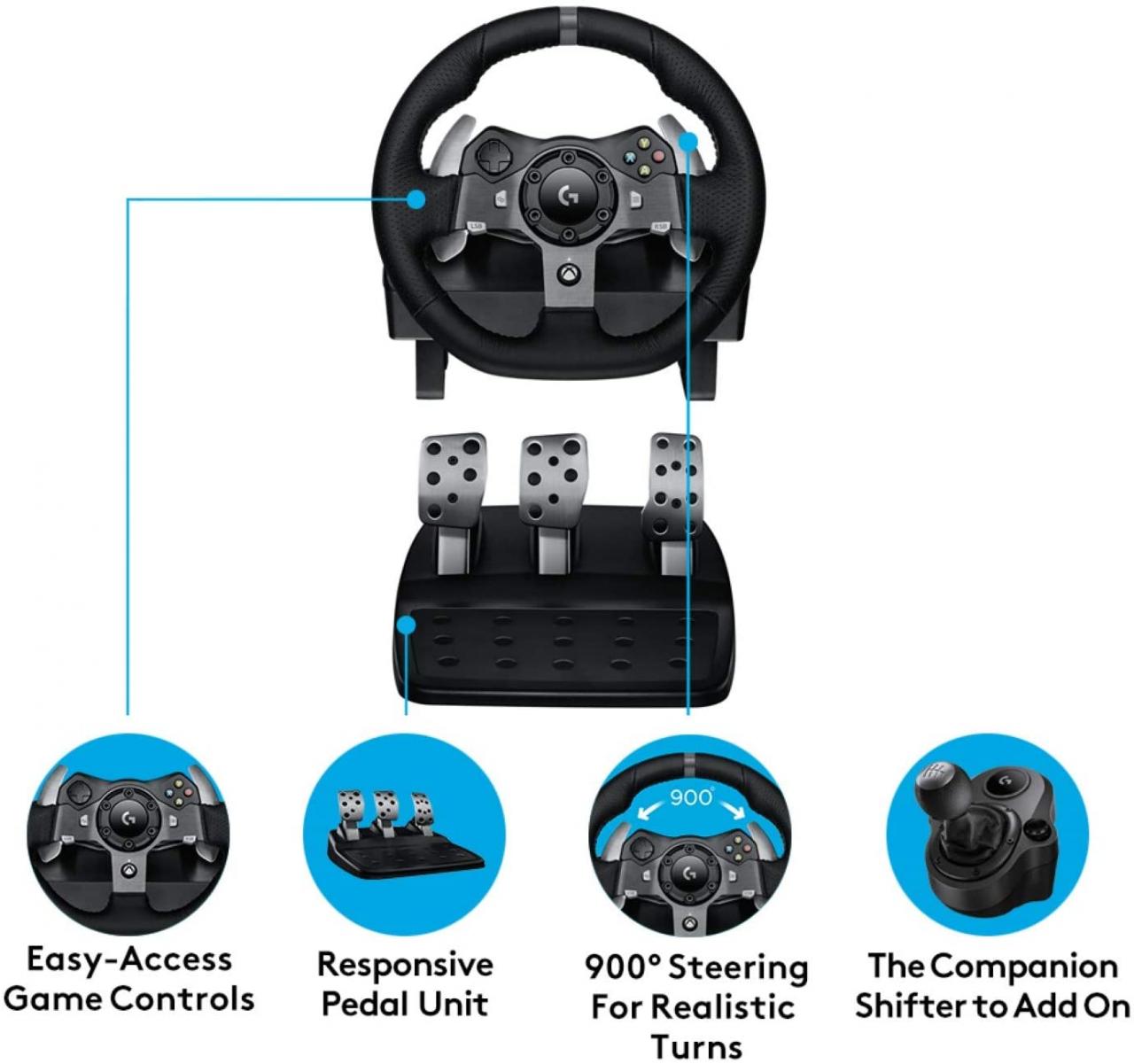 Logitech G920 Driving Force Racing Wheel specs, system requirements and  more revealed - Game Idealist