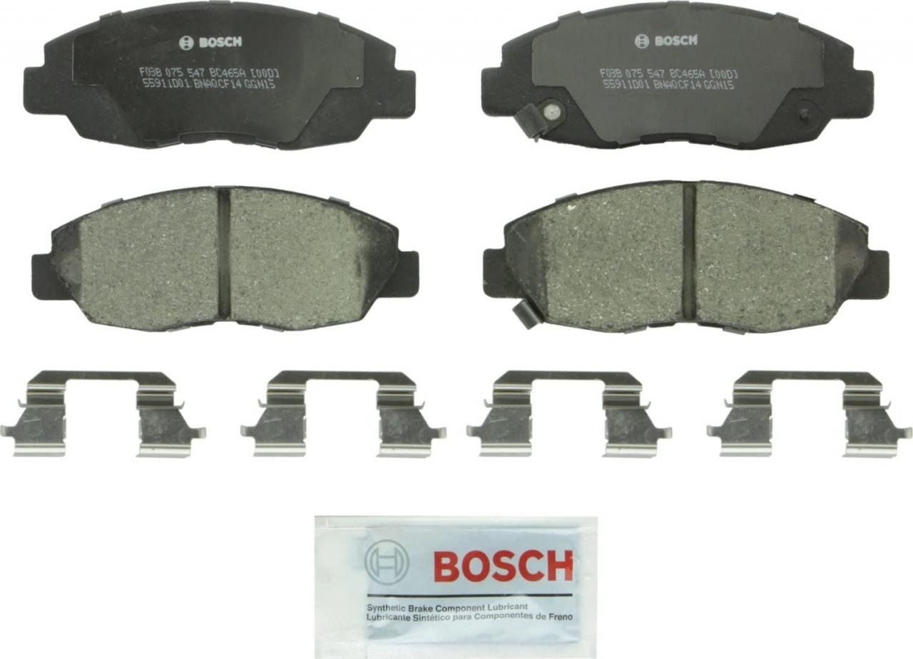 Buy Bosch BC465A QuietCast Premium Ceramic Disc Brake Pad Set For: Acura  EL; Honda Civic, Front Online in Turkey. B008HZMP30