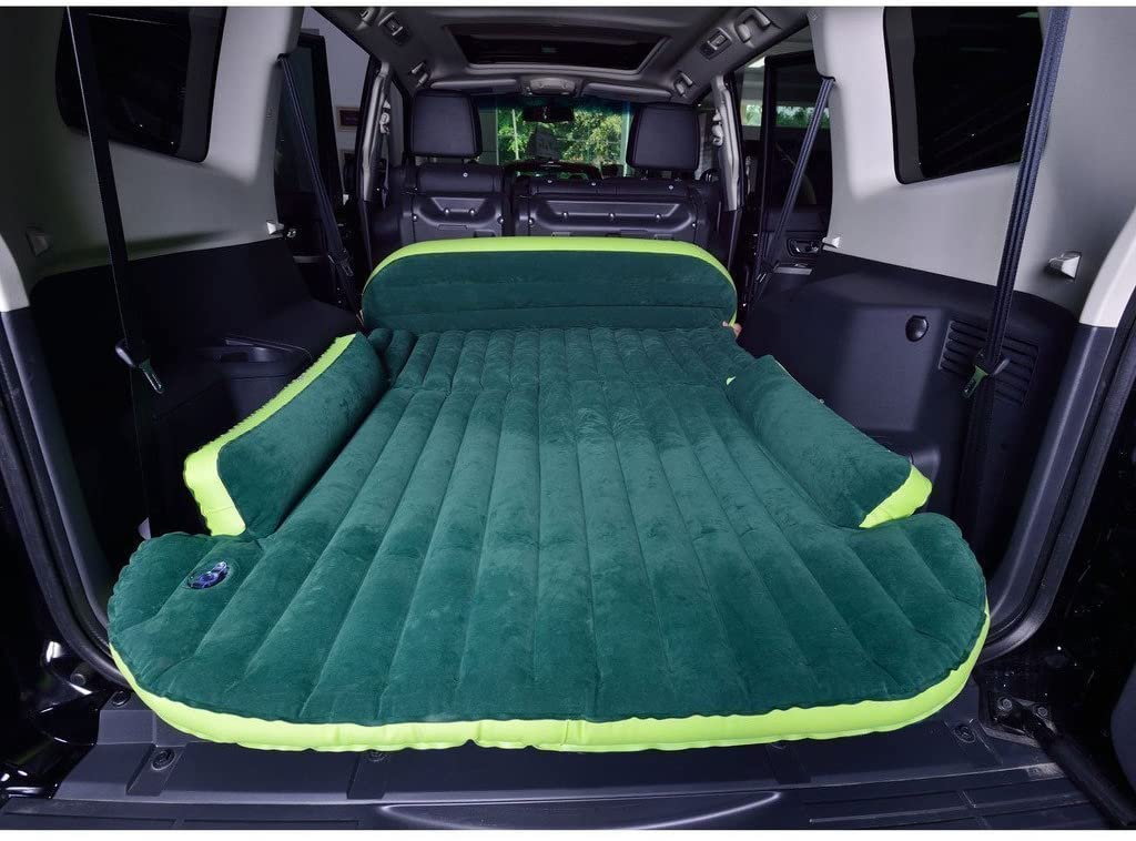 Buy WOLFWILL SUV Dedicated Mobile Cushion Extended Travel Mattress Air Bed  Inflatable Thicker Back Seat (Green) Online in Taiwan. B076KC9VKM