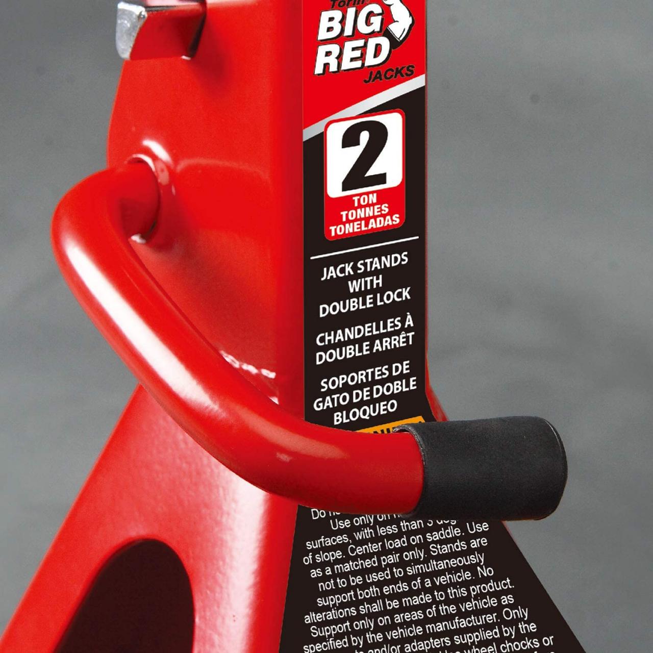 Torin Big Red Steel Jack Stands 1 Pair 2 /3 /6 Ton Capacity Tools &  Workshop Equipment Jacks, Stands & Sawhorses