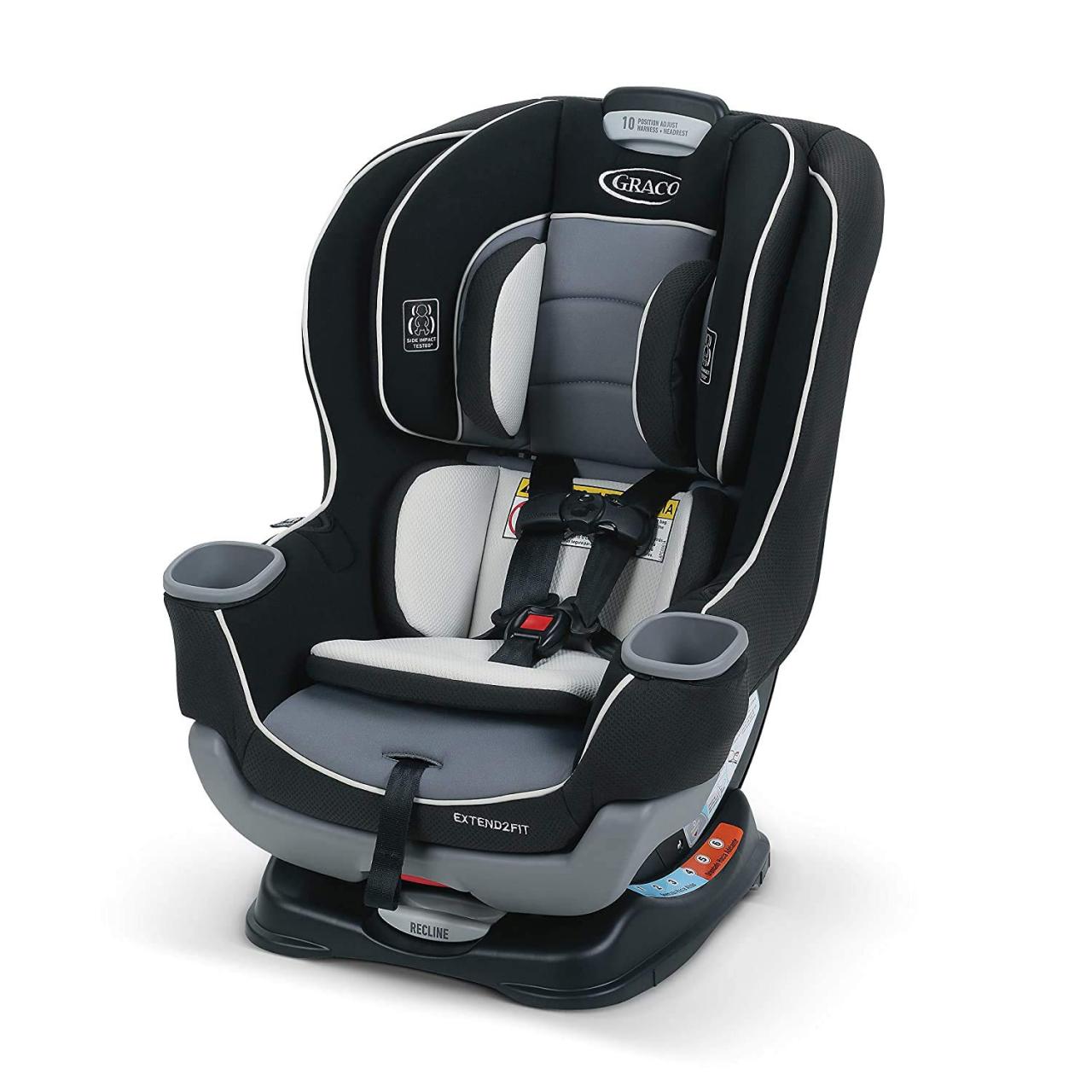 Buy Graco Extend2Fit Convertible Car Seat, Ride Rear Facing Longer with  Extend2Fit, Spire Online in Italy. B019EGMGNE
