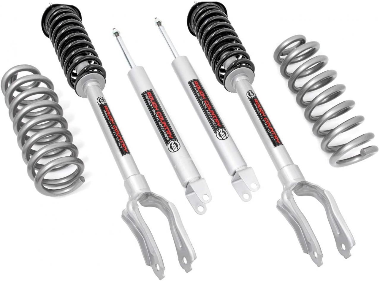 Buy Rough Country 2.5 Coil Spring Lift Kit for 11-15 Jeep Grand Cherokee  WK2-91130 Online in Hong Kong. B07Z41H4KX