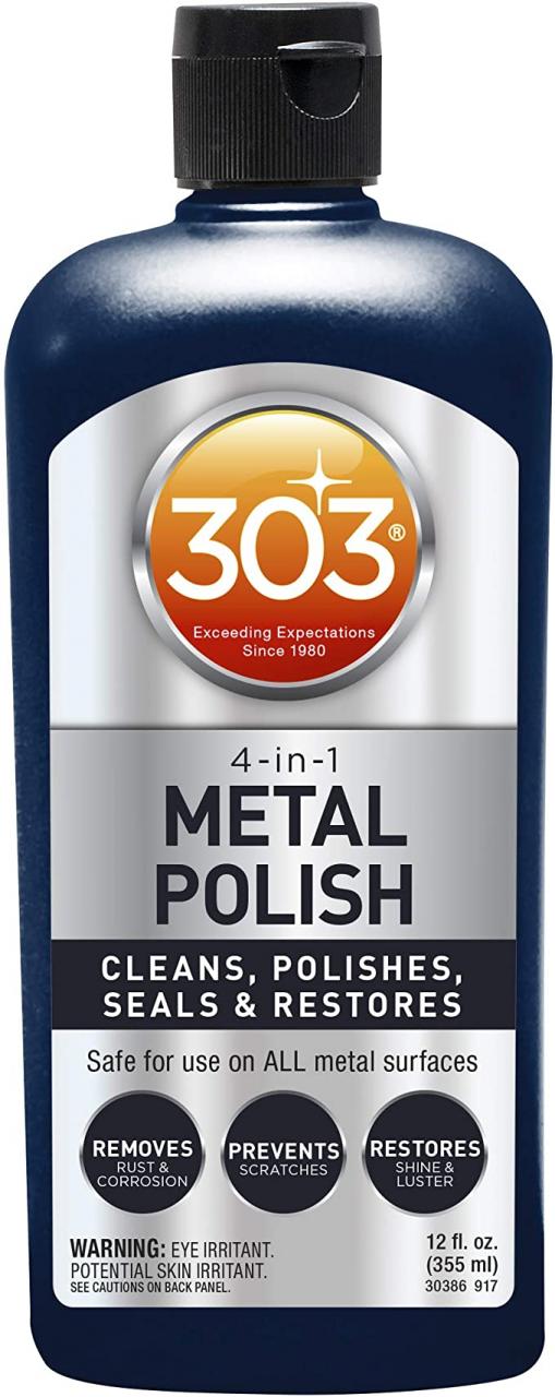 303 Products 303-30390 303 4-in-1 Metal Polish : Amazon.co.uk: Automotive