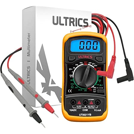 Neoteck Multimeter Pocket Digital Multi Tester Voltmeter Ammeter Ohmmeter  AC/DC Voltage Current Resistance Diodes Transistor Audible Continuity with  Backlight LCD for Factory and other Social Fields: Amazon.co.uk: DIY & Tools