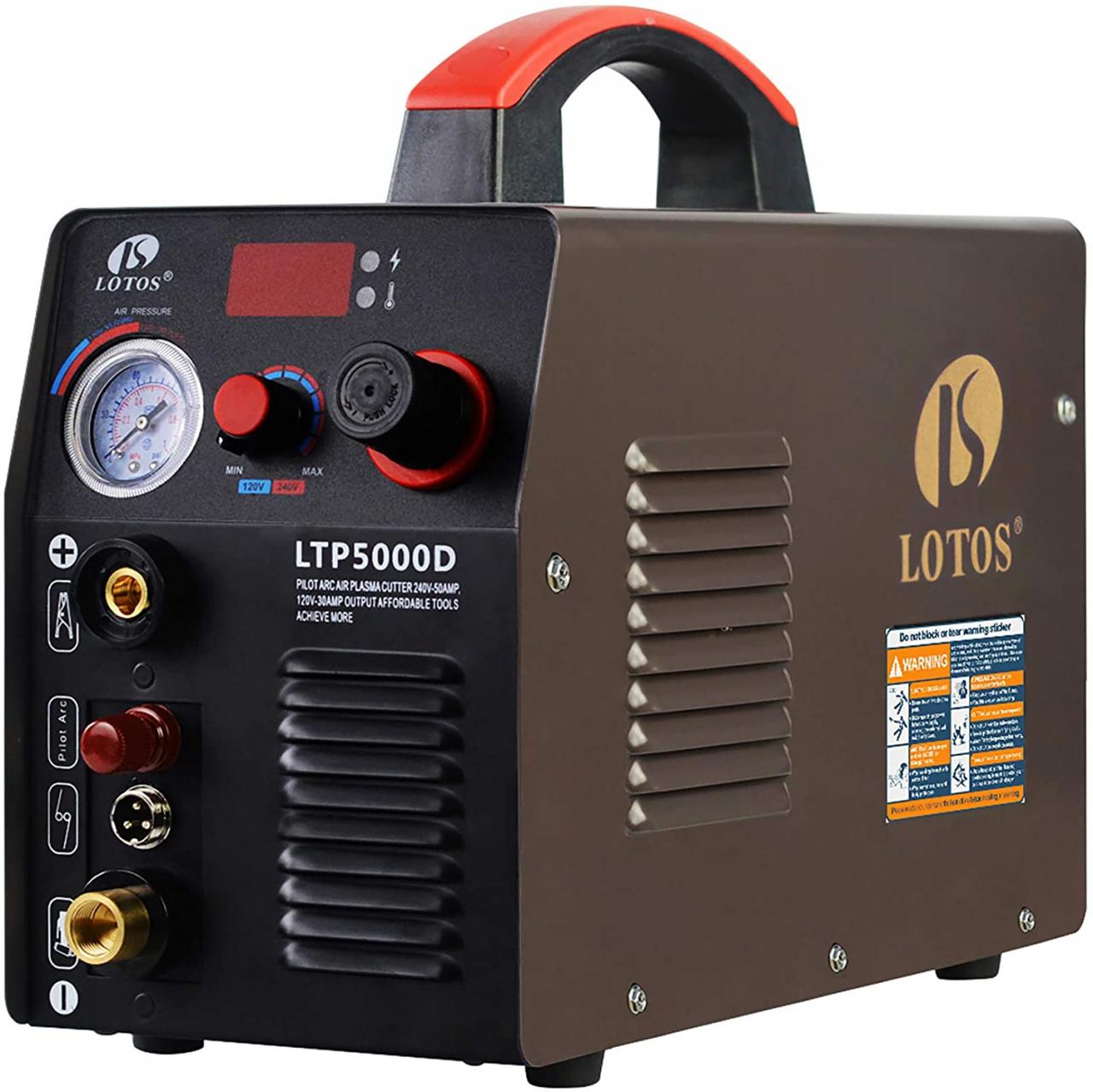 LOTOS LTP5000D 50A Dual Voltage Pilot Arc Plasma Cutter : Amazon.ca: Tools  & Home Improvement