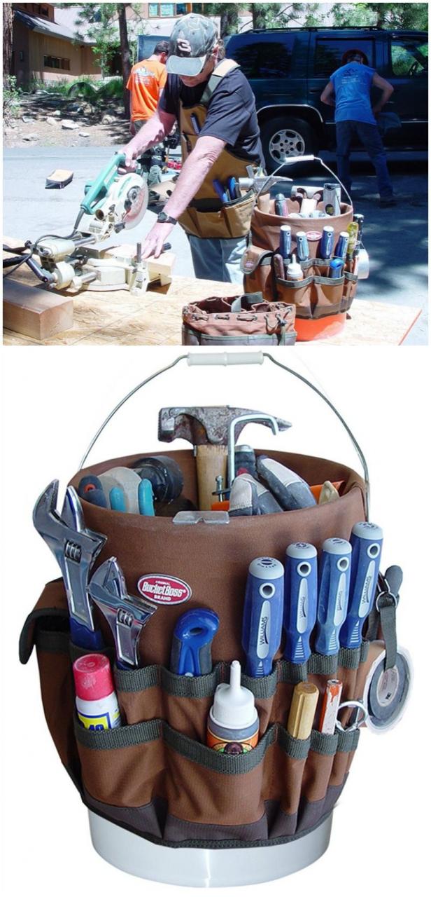 The Bucket Boss Bucketed BTO is the original bucket tool organizer. The BTO  gives you the ability to ho… | Tool organization, Gift baskets for men,  Wearable gadgets
