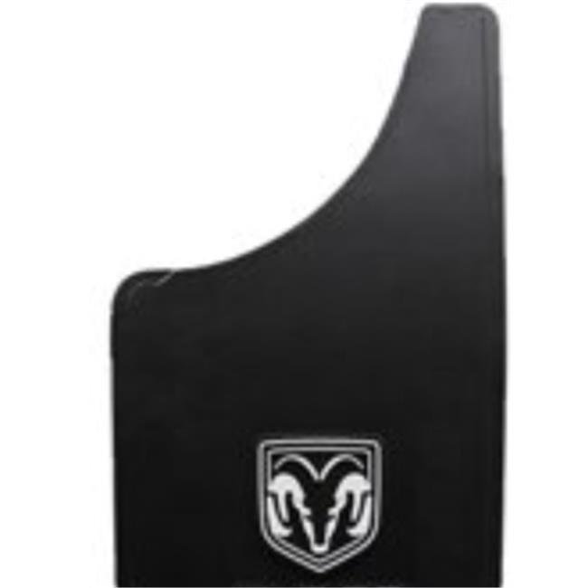 Plasticolor® 000488R01 - Easy Fit Black Mud Flaps with Ford Logo
