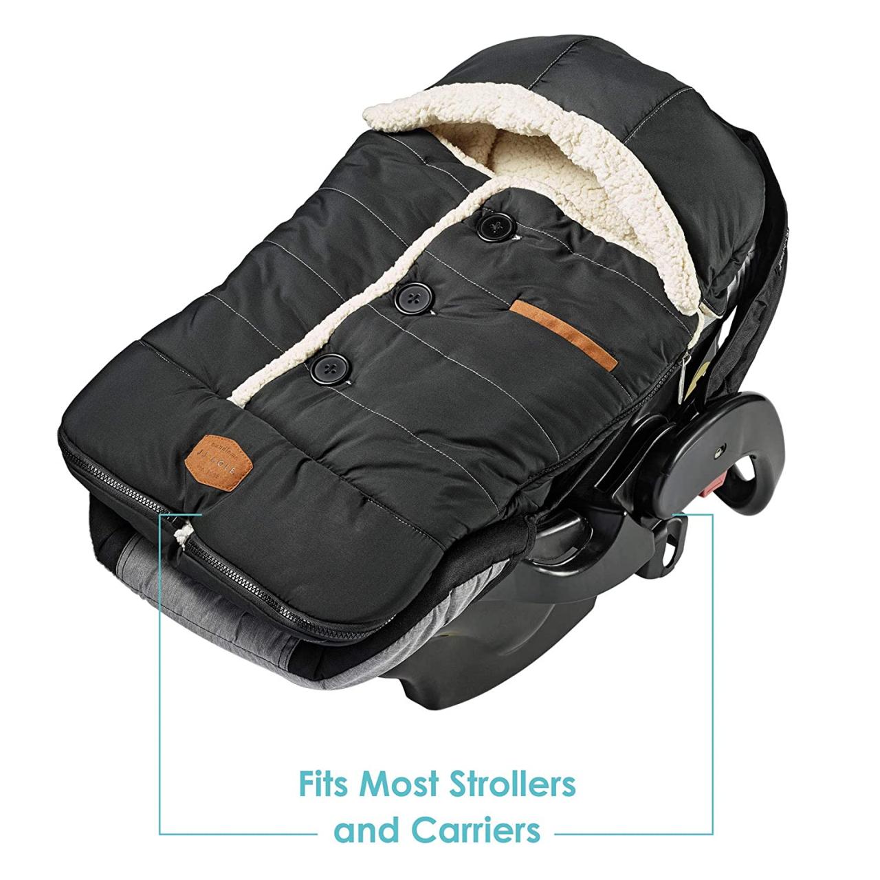 Buy JJ Cole - Urban Bundleme, Canopy Style Bunting Bag to Protect Baby from  Cold and Winter Weather in Car Seats and Strollers, Blackout, Infant Online  in Indonesia. B07HBRG752