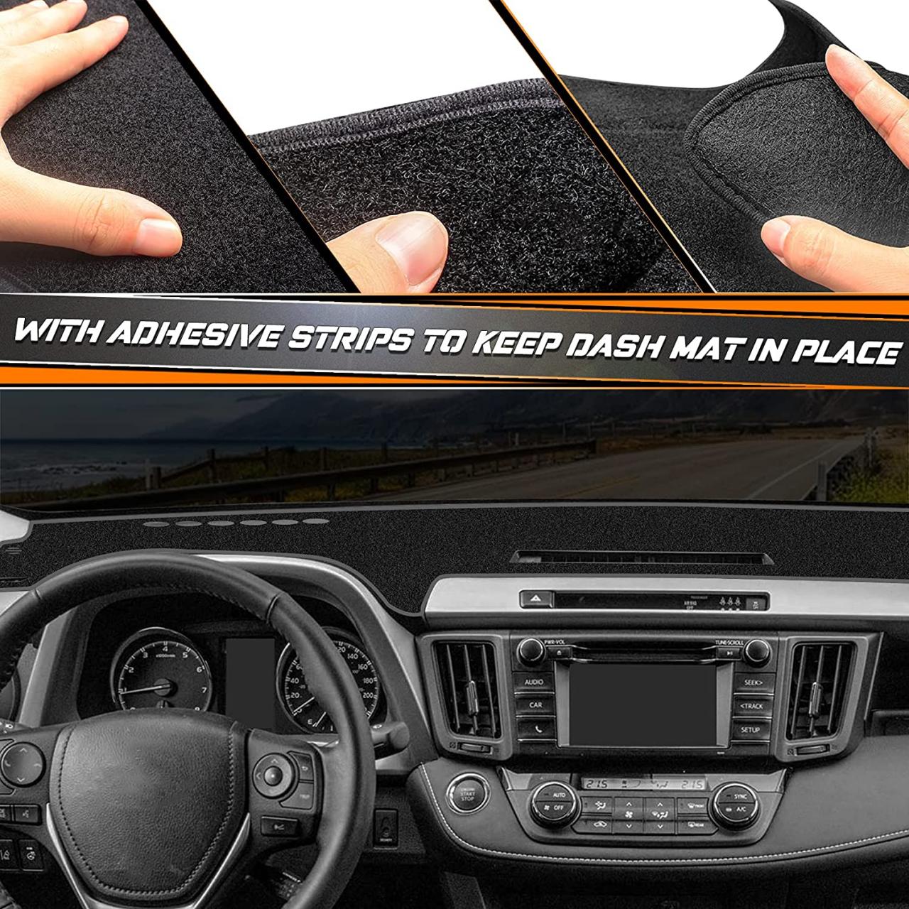 Buy NDRUSH Dash Cover Custom Fit Dashboard Mat Compatible with Toyota RAV4  2013 2014 2015 2016 2017 2018 Online in Hungary. B08YYT1F1G