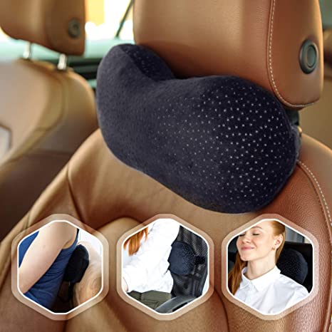 Buy TravelMate Car Neck Pillow (Soft Version)- Neck Pillow; Car Pillow; Memory  Foam Neck Pillow; Neck Rest Pillow; Car Neck Pillow (Color: Blue) Online in  Indonesia. B005C7ZR5O
