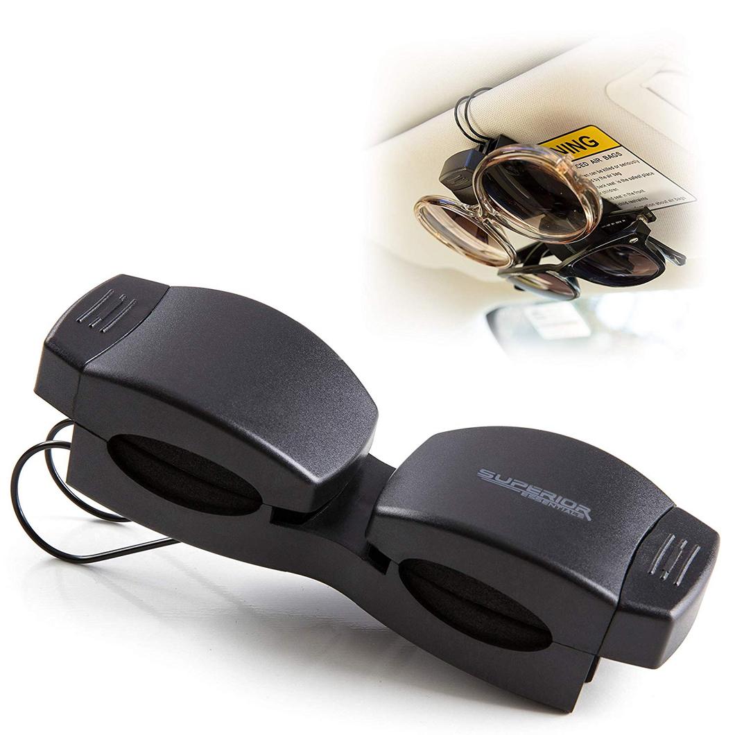 Superior Essentials Locking Double Sunglasses Holder for Sun Visor-Sec –  SuperiorEssentials