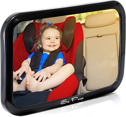 Baby Safety Car Mirror - Stylish Black – So Peep