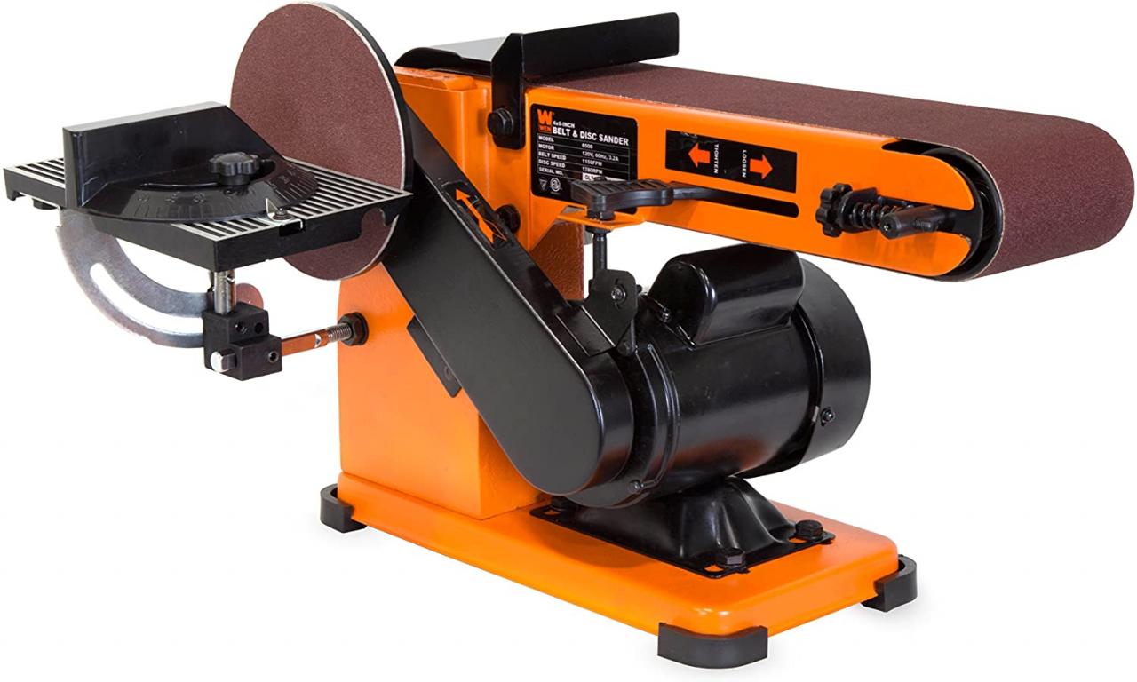 Buy WEN 6502T 4.3-Amp 4 x 36 in. Belt and 6 in. Disc Sander with Cast Iron  Base Online in Taiwan. B07KL4QGSQ