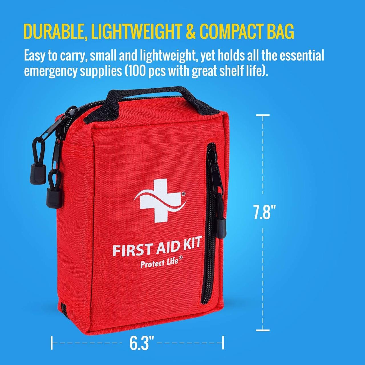 Buy First Aid Kit - Lightweight First Aid Kit for Camping and Hiking,  Travel Essentials, Road Trips - Emergency & Medical Supplies Online in  Vietnam. B01J4QNCM8
