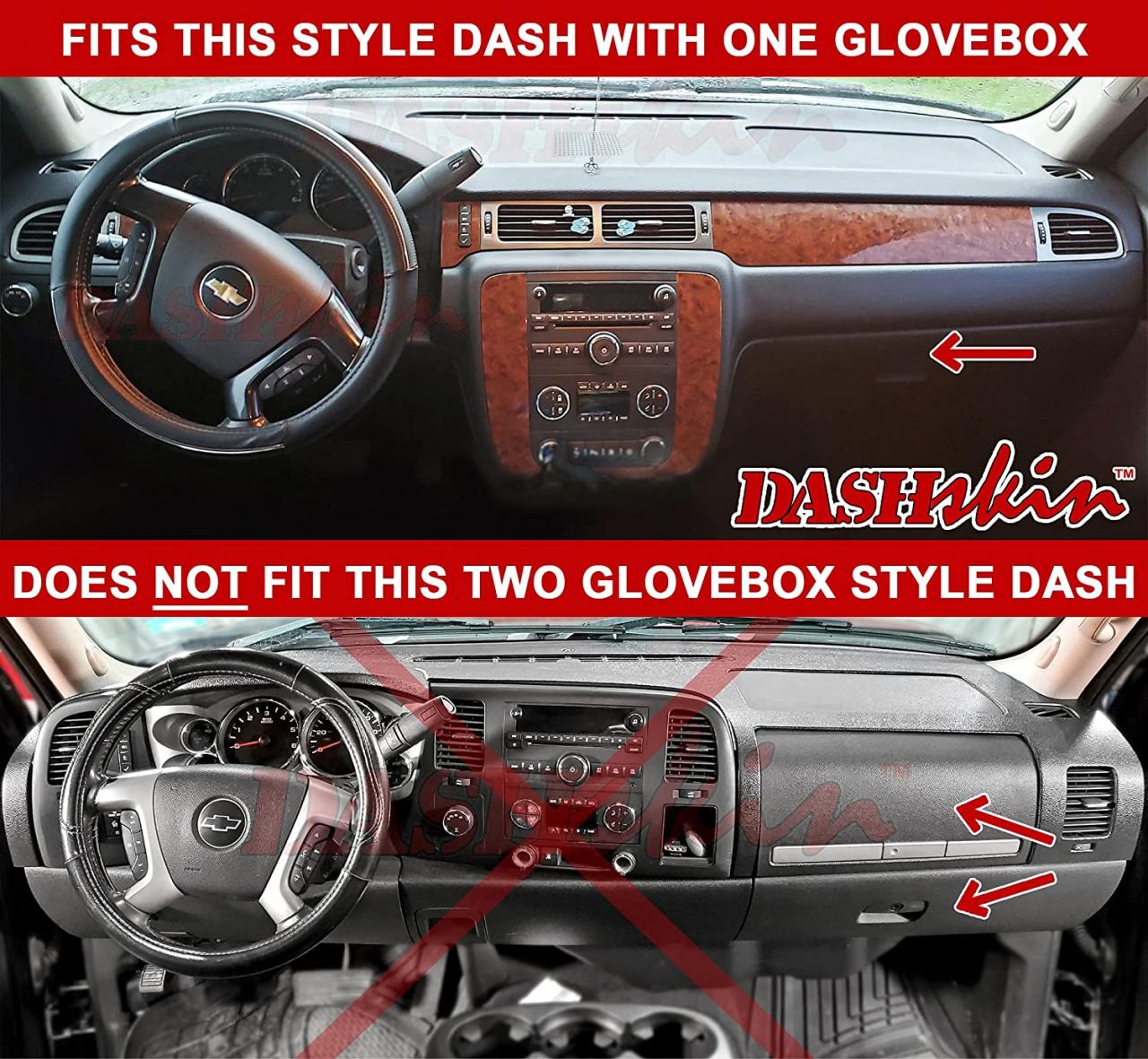 Buy DashSkin Molded Dash Cover Compatible with 07-14 GM SUVs w/Dash Speaker  in Black/Ebony (USA Made) Online in Indonesia. B01MDPI1XX