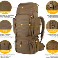 Buy Mardingtop 50L/55L/60L/75L Molle Hiking Internal Frame Backpacks with  Rain Cover for Camping,Backpacking,Travelling Online in Hong Kong.  B07CY67PJL