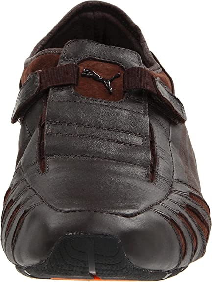 PUMA Men's Vedano Leather Slip-On Shoe,Coffee/Coffee/Golden Poppy,7.5US/ D  US: Buy Online at Best Price in UAE - Amazon.ae