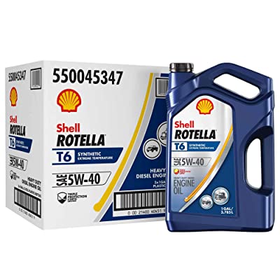 Buy Shell Rotella T6 Full Synthetic 5W-40 Diesel Engine Oil (1-Gallon, Case  of 3) + Mopar 68229402AA Engine Oil Filter Online in Hong Kong. B07ZKYZLW8