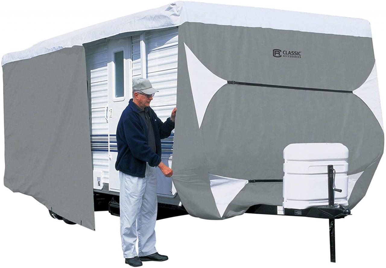 Classic Accessories 80-043-193106-00 Overdrive PolyPro III Deluxe Folding  Camping Trailer Cover, Fits 18' - 20' Trailers, RV & Trailer Covers -  Amazon Canada