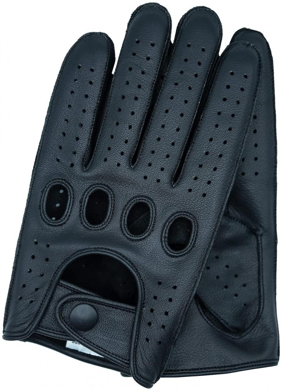 Riparo Genuine Leather Full-finger Driving Gloves : Amazon.co.uk: Automotive