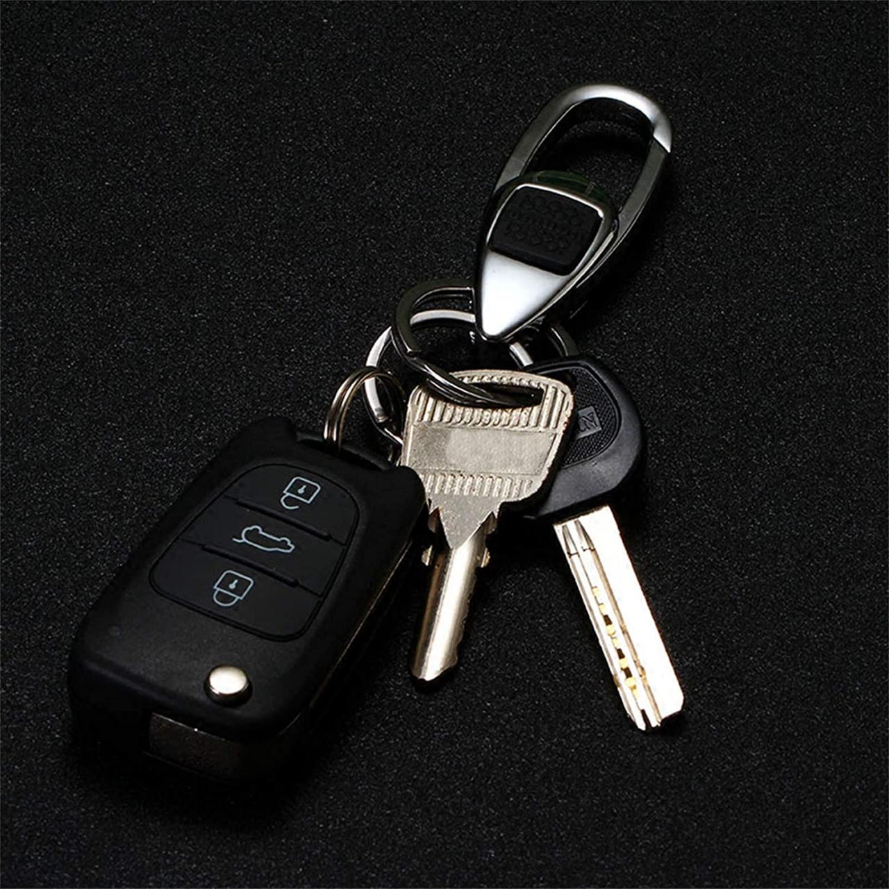 Buy Lancher Key chain with (2 Extra Key Rings and Gift Box) Big Key Clip  Durable Car Keychain for Men and Women Online in Hong Kong. B078TLY2JJ
