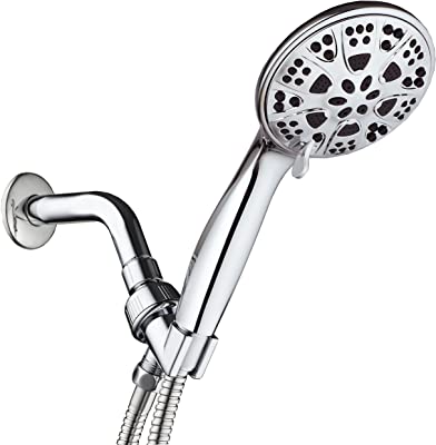 Buy AquaDance Brushed Nickel Premium High Pressure 48-setting 3-Way Combo  for The Best of Both Worlds – Enjoy Luxurious 6-setting Rain Shower Head  and 6-Setting Hand Held Shower Separately or Together Online