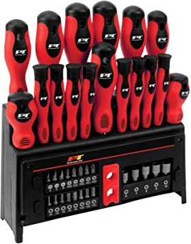 Performance Tool W1727 39pc Screwdriver Set with Rack Tool