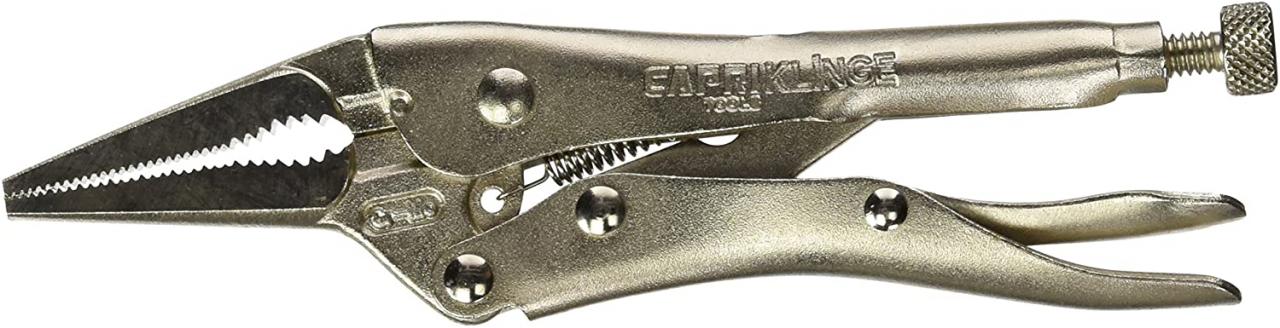 Buy Capri Tools 1-1125 Klinge Long Nose Locking Pliers with Wire Cutter, 6