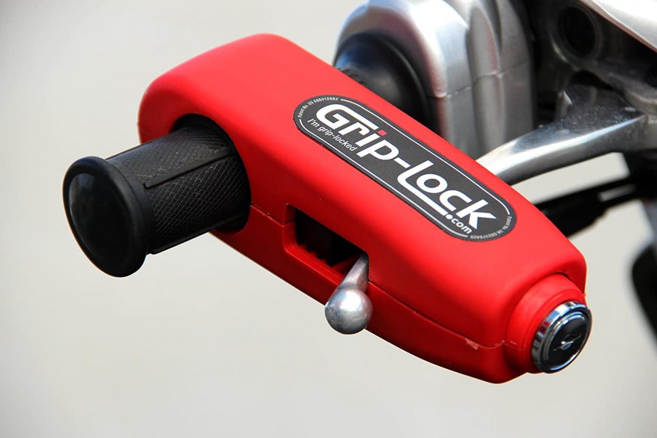 Grip-Lock Motorcycle Lock