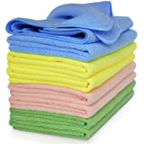 Buy CleanAide Auto Detailing and Home Cleaning 300GSM Microfiber Towel 16 x  16 Inches 4 Color 12 Pack Online in Hong Kong. B004XVNDL0