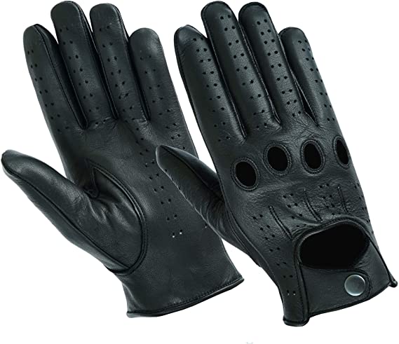 Waterproof Leather Riding Gloves - Top Quality Motorcycle Gloves