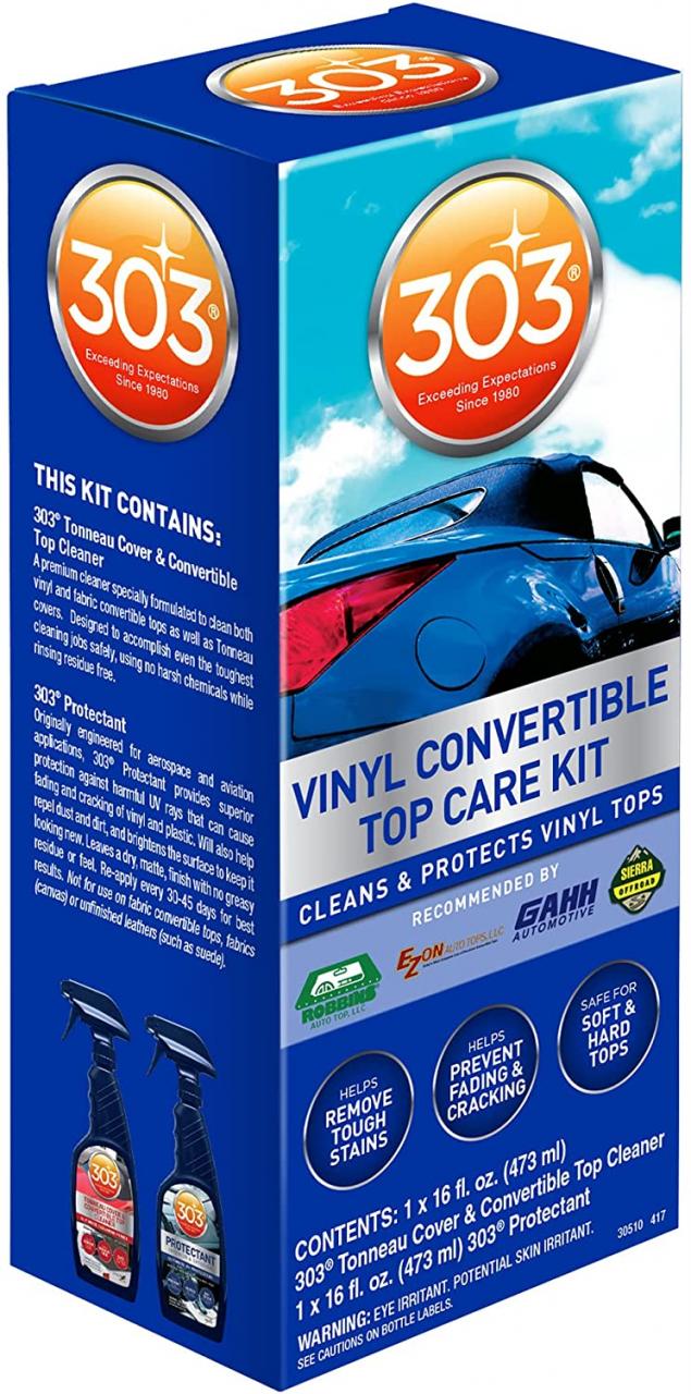 303 (30520) convertible fabric top cleaning and care kit