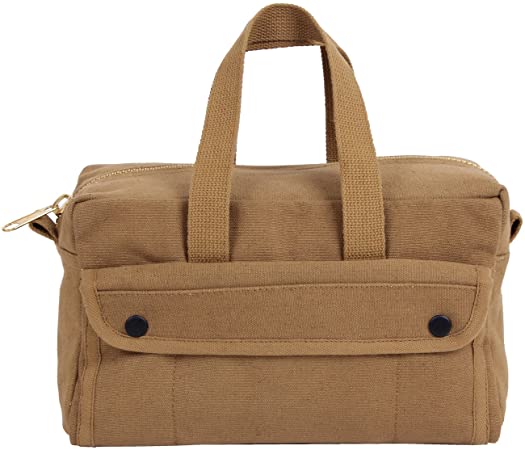 ROTHCO 15118 G.I. Type Mechanics Tool Bag with Brass Zipper, Coyote Brown,  One Size : Amazon.co.uk: DIY & Tools