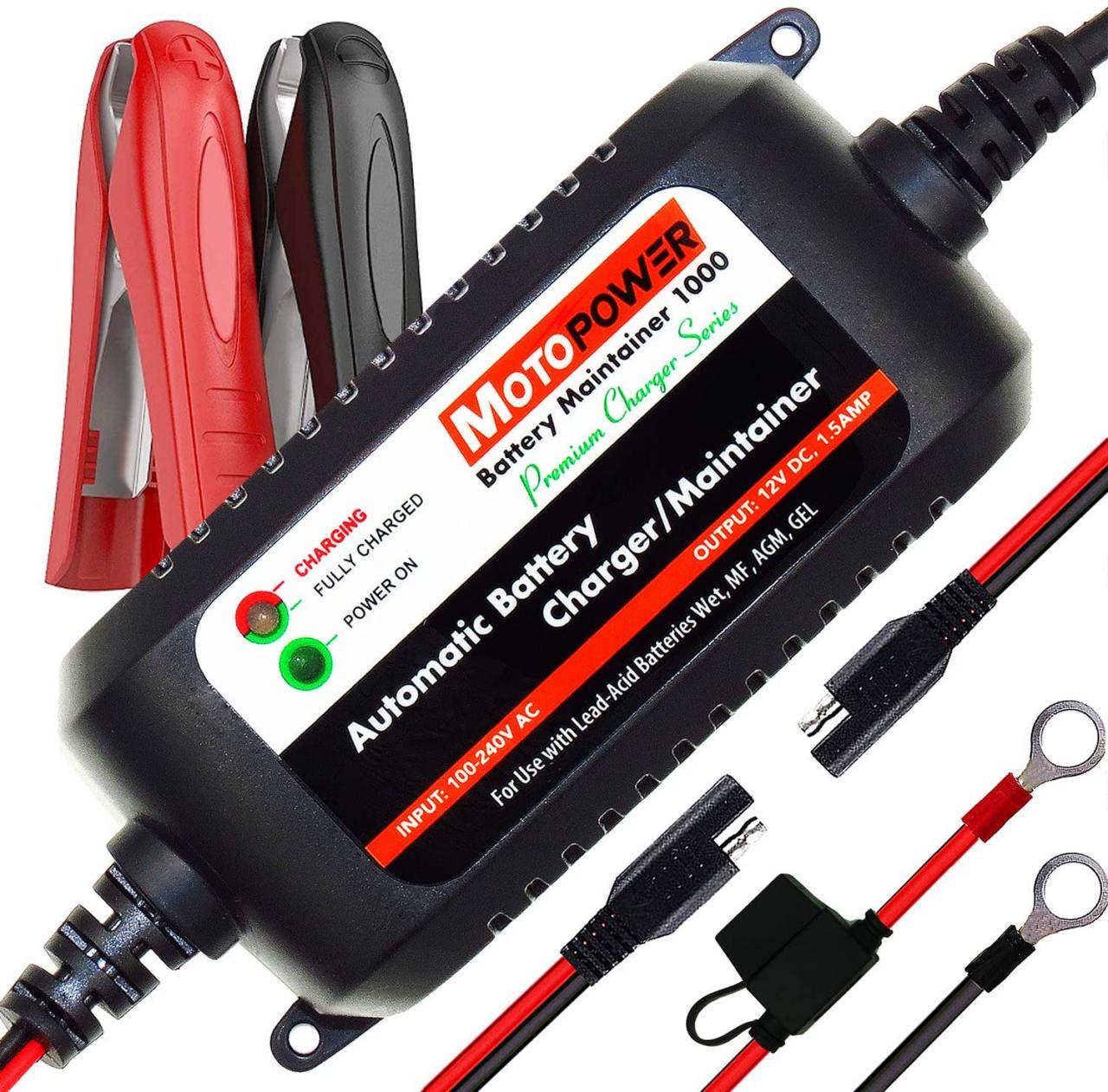 Motoworld Philippines - The Battery Tender Power Tender Plus High  Efficiency is a 5 amp battery charger that will fully charge and maintain a  battery at its proper storage voltage without the