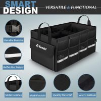Buy Knodel Car Trunk Organizer with Foldable Lid, Collapsible Car Trunk  Storage Organizer, Car Cargo Trunk Organizer with Cover (Medium) Online in  Hong Kong. B088NFSJVC