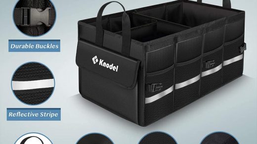 Buy Knodel Car Trunk Organizer with Foldable Lid, Collapsible Car Trunk  Storage Organizer, Car Cargo Trunk Organizer with Cover (Medium) Online in  Hong Kong. B088NFSJVC