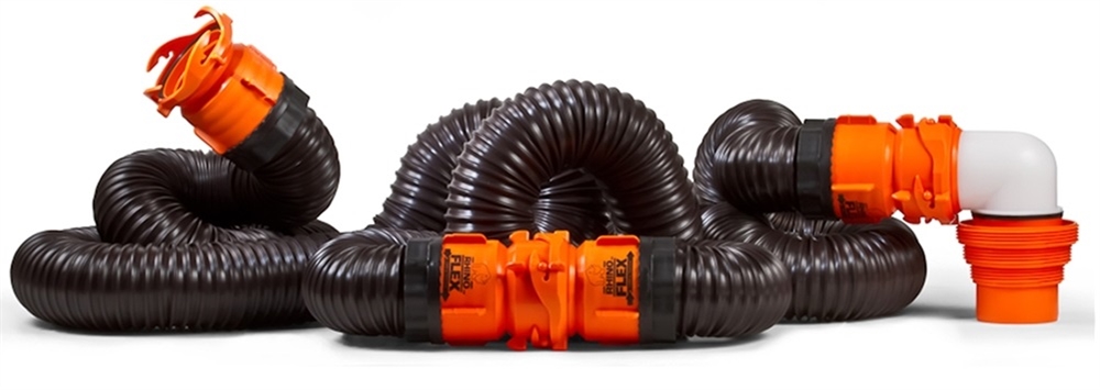Light Equipment & Tools Camco 39761 RhinoFLEX 15' RV Sewer Hose Kit with  Swivel Fittings Pipe Tools