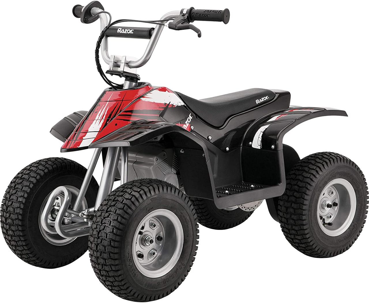 Buy Razor Dirt Quad 500 - 36V Electric 4-Wheeler ATV for Teens and Adults  Up to 220 lbs Online in Indonesia. 51691155
