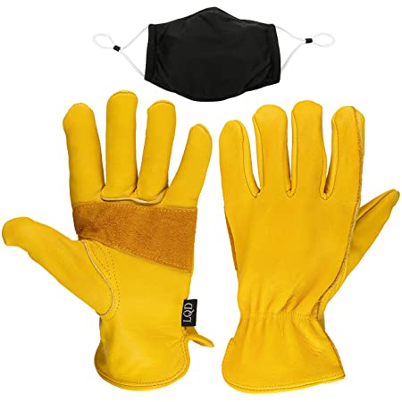Vgo 1 Pair High Dexterity Goat Leather Heavy Duty Mechanic Work Gloves,  Rigger Gloves, Water Repellent, Anti-Vibration, Impact Absorption,  Anti-Abrasion, Touchscreen (Size L, Hi-Vis Orange, GA8954) : Amazon.co.uk:  DIY & Tools