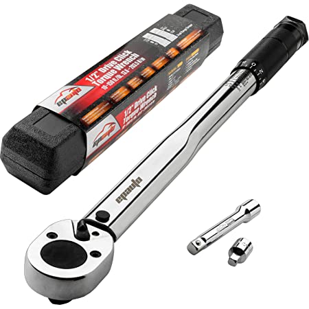 Home & Garden Drive Click Torque Wrench TEKTON 24335 1/2 in 10-150 ft.-lb.  Wrenches
