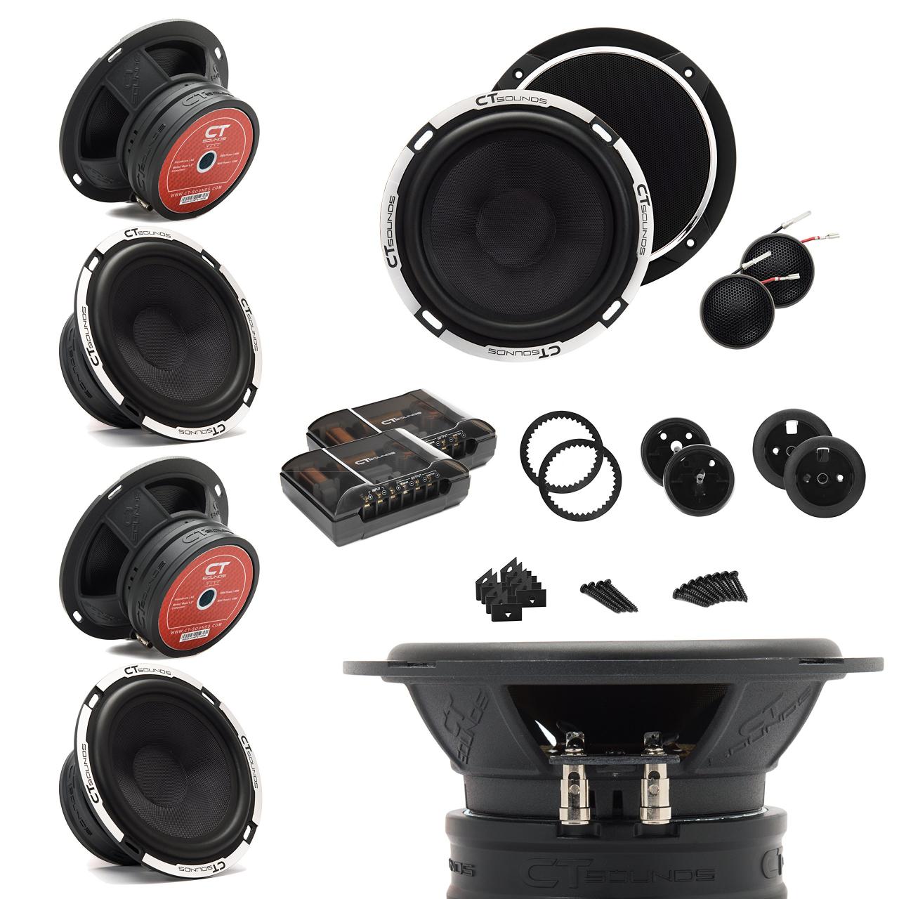 CT Sounds Meso 6.5-Inch Car Audio Silk Dome Component Speakers Set- 2  Pairs- Buy Online in Oman at Desertcart - 36611377.