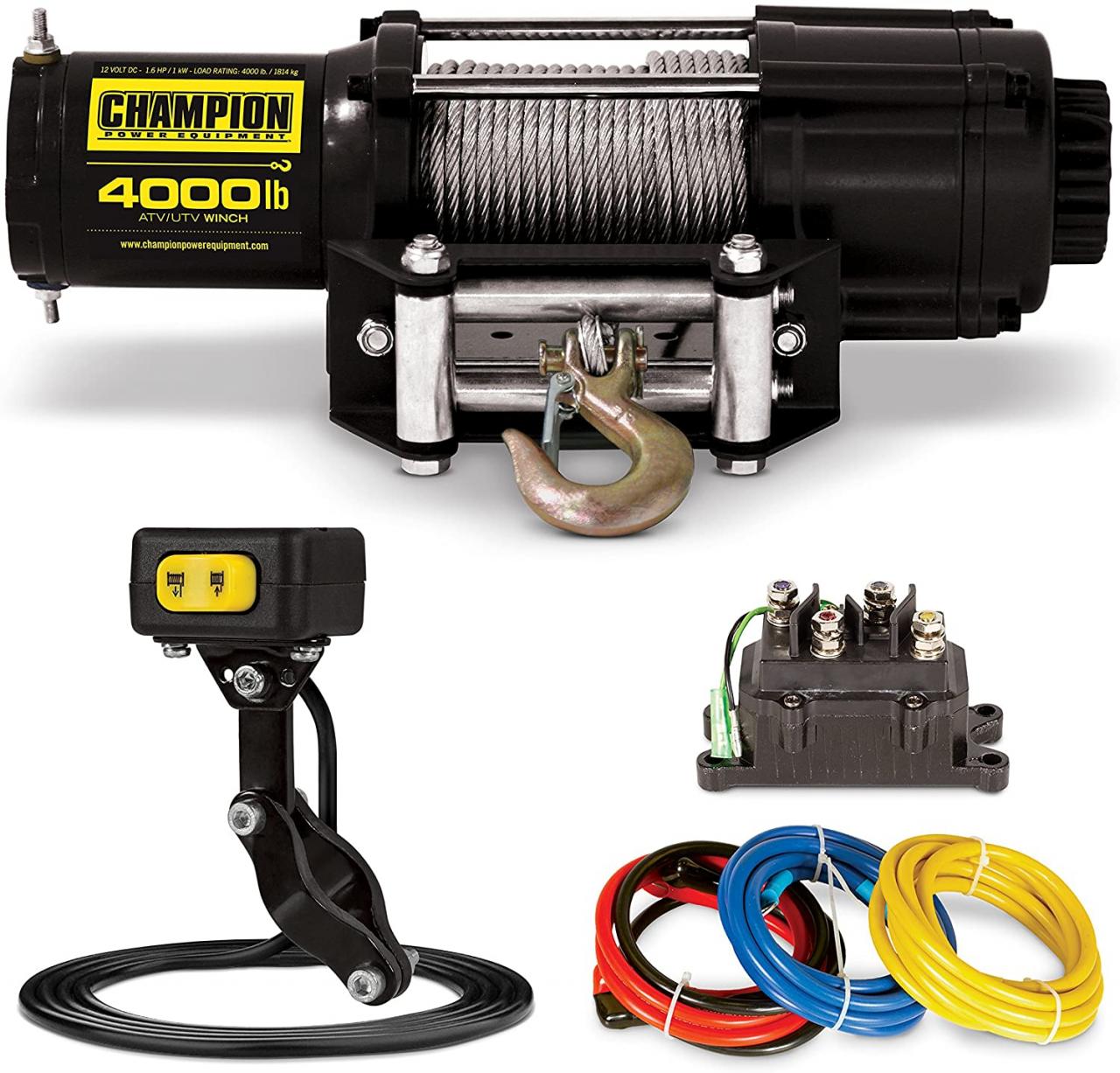 Buy Champion 4000-lb. ATV/UTV Winch Kit with Mini-Rocker Online in Taiwan.  B00BKW4440