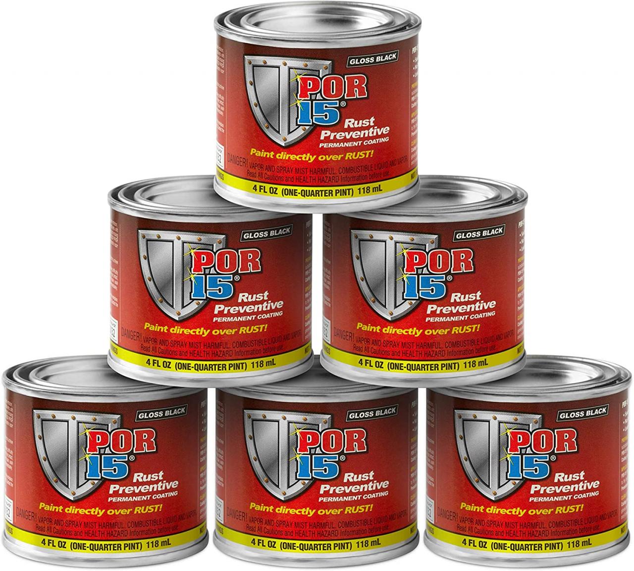 POR-15 - 1 Gal, Semi Gloss Black, Rust Preventative Paint - 59505263 - MSC  Industrial Supply