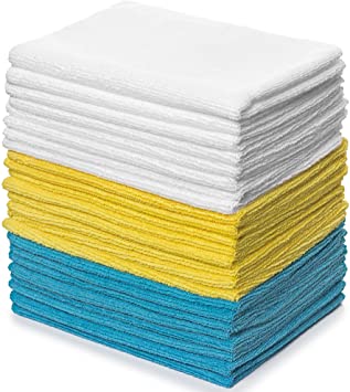 Royal Reusable Microfiber Cleaning Cloth Set - 12 x 16 Inch Microfiber Cloth  - 24 Pack Washcloth, Auto Detailing Supplies – Cleaning Rags, Works Great  with Windex : Amazon.ca: Health & Personal Care