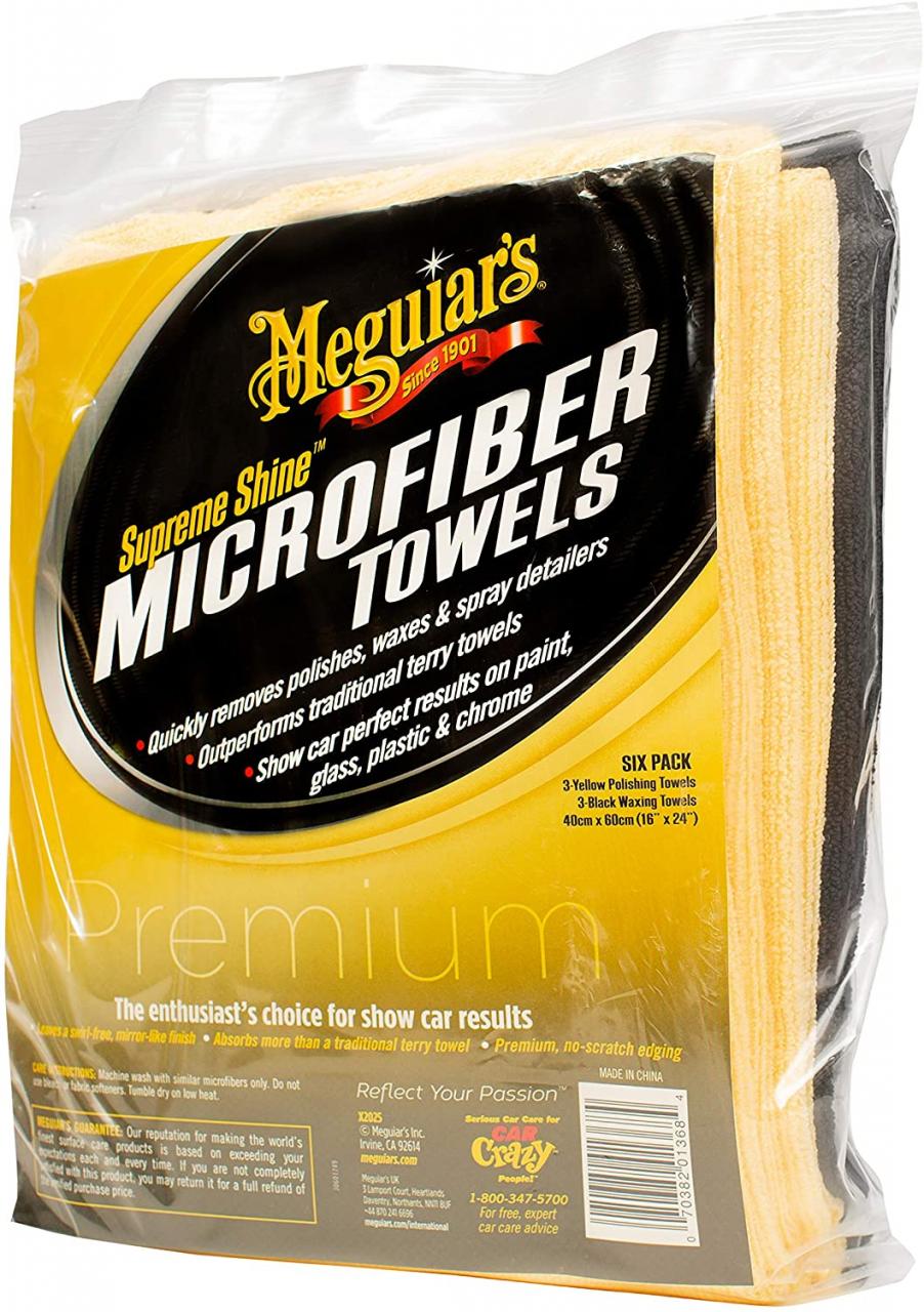 Home & Garden Meguiars X2020 Supreme Shine Microfiber Towels 6 Packs of 3  Cleaning Tools