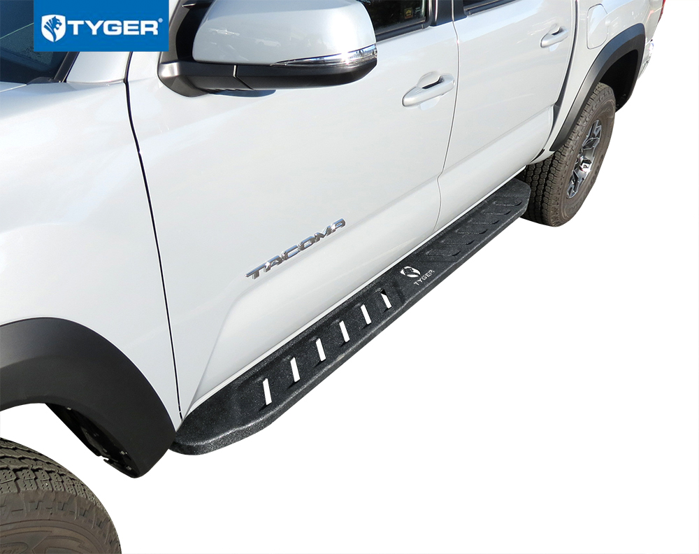 Textured Black Double Cab Only Nerf Bars Tyger Auto TG-LD2T60048 Tyger  Lander Drop Step Running Boards Compatible with 2005-2020 Toyota Tacoma Running  Boards & Steps Automotive
